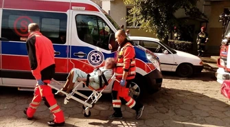 Pożar w bloku na Sienkiewicza