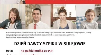 Zostań dawcą. Akcja DKMS w Sulejowie 