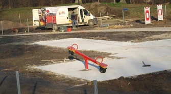 Plac rozrywki na cyklodromie prawie gotowy 