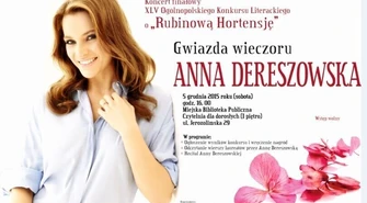 Biblioteka zaprasza na recital Anny Dereszowskiej 