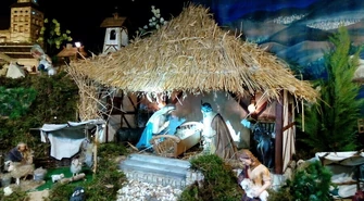 Bernardyńska szopka prawie gotowa