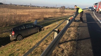 S8/A1. Trzy kolizje w jednym miejscu