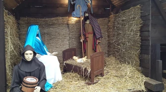 Żywa szopka u Bernardynów