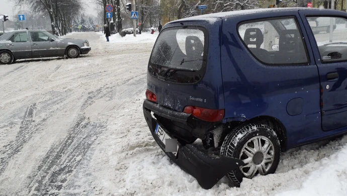 Kolizja w centrum Piotrkowa 