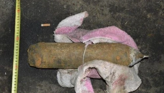 Złodziej miał w domu... bombę lotniczą 