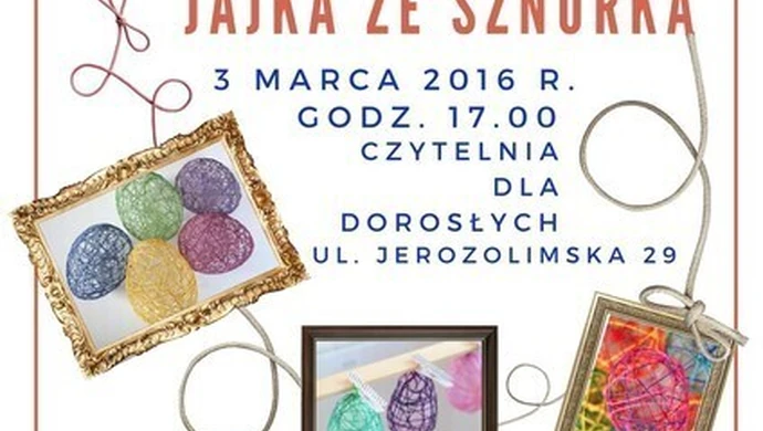 Wielkanocne jajka ze sznurka