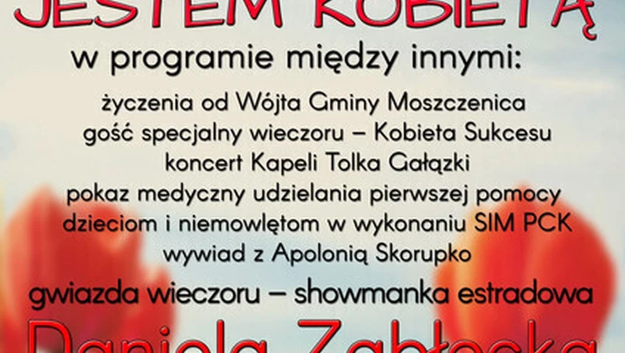 GOKiS w Moszczenicy zaprasza na Dzień Kobiet