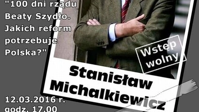 Michalkiewicz opowie o studniówce Beaty Szydło 