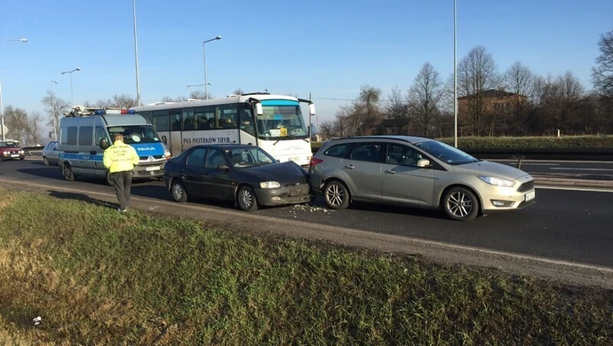 Zderzenie dwóch fordów pod Piotrkowem 