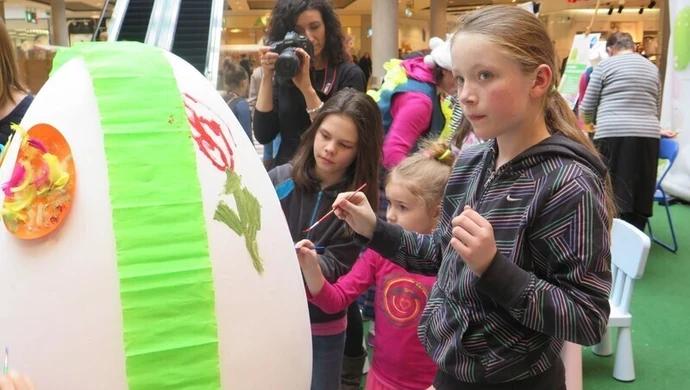 Przedświąteczna zabawa w piotrkowskiej galerii