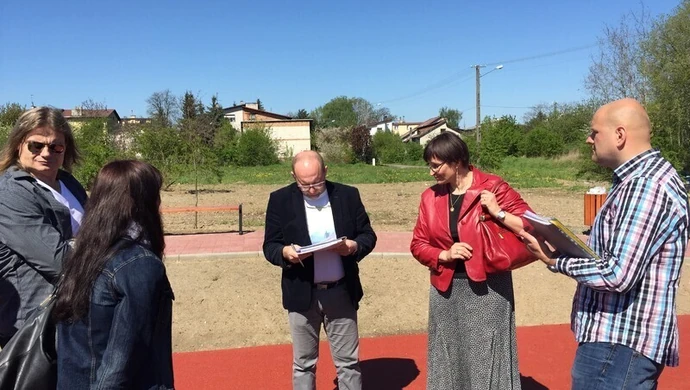 Odbiór techniczny boiska przy Ceramicznej