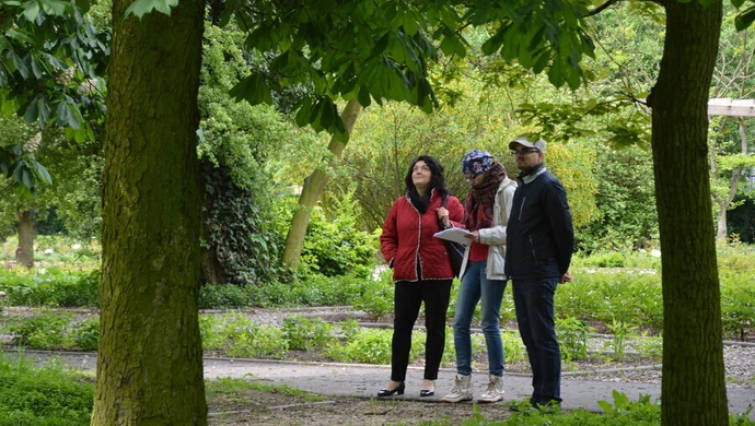 Liczyli ptaki w parku Poniatowskiego 