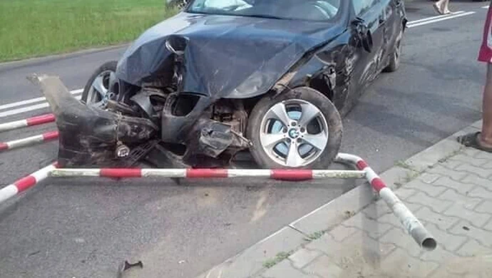 Zderzenie dwóch aut w gminie Ręczno