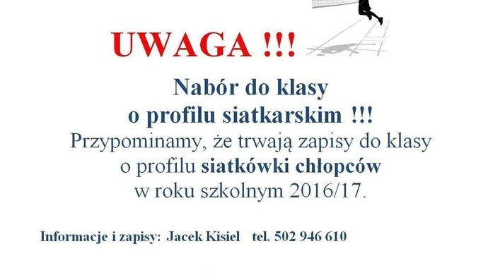 W Piotrkowie powstanie klasa siatkarska