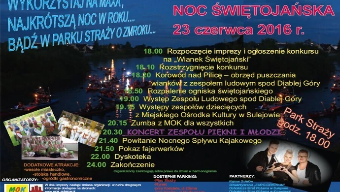 Noc Świętojańska w Sulejowie