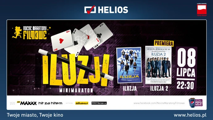 Minimaraton Iluzji z premierowym pokazem filmu "Iluzja 2"! KONKURS!
