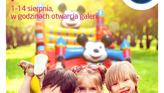 Wielki dmuchany plac zabaw w Focus Mall