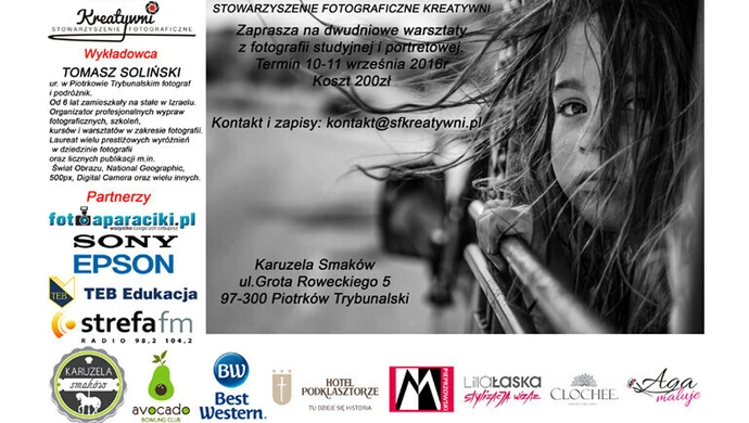 Warsztaty z fotografii studyjnej i portretowej 