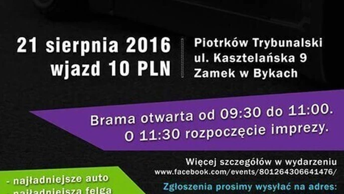 Trybunał Car Show w Piotrkowie