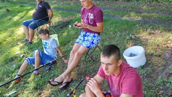 Wola Krzysztoporska: Wędkowali na zakończenie wakacji