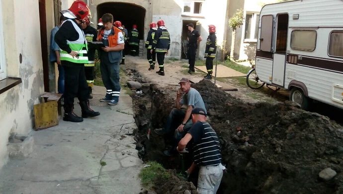 Wyciek gazu na Starym Mieście