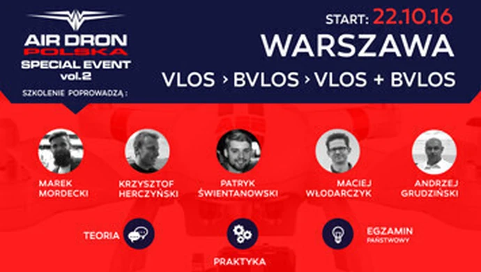 Wyjątkowe szkolenie uavo vlos / bvlos. Licencja na drona w Warszawie