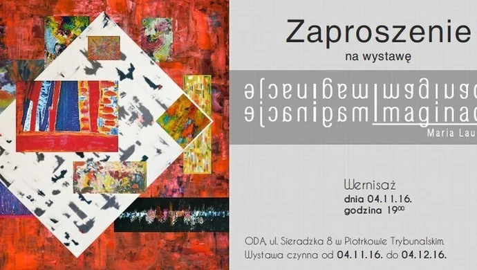 Imaginacje Marii Lauks. ODA zaprasza na wystawę 