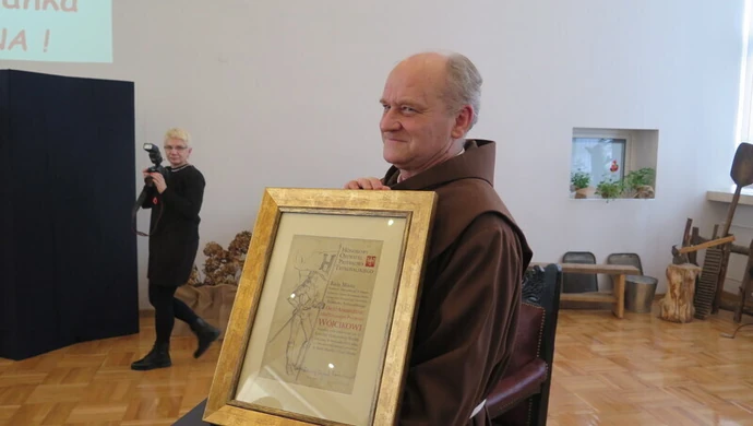 Ojciec Ambroży odebrał tytuł Honorowego Obywatela Piotrkowa