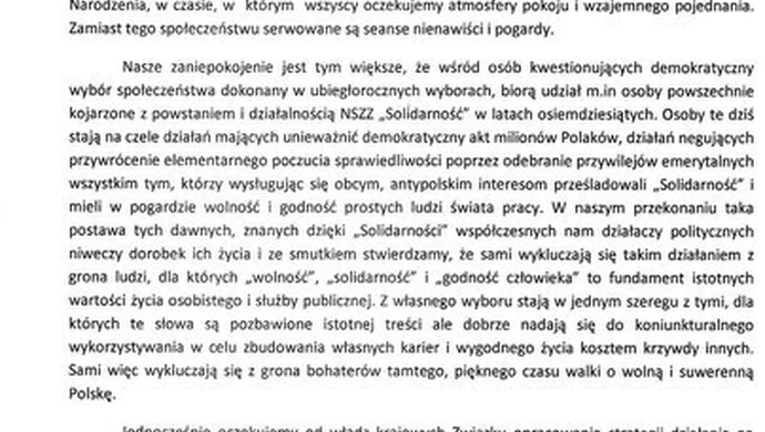 Piotrkowska „Solidarność” krytykuje opozycję