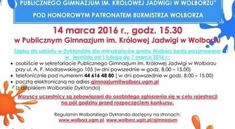 Pierwsze w historii Wolborskie Dyktando