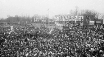 Pochody 1-majowe w Piotrkowie 