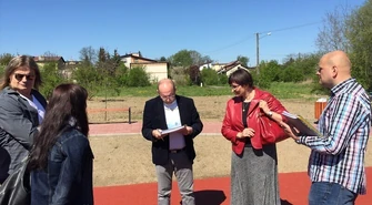 Odbiór techniczny boiska przy Ceramicznej