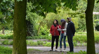 Liczyli ptaki w parku Poniatowskiego 