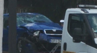 Zderzenie dwóch aut na Łódzkiej