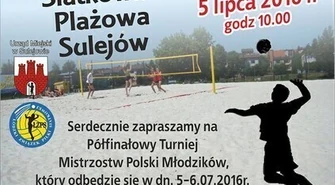 W Sulejowie pograją w siatkówkę plażową