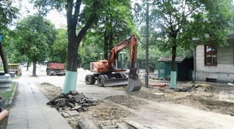 Trwa remont ulicy Cmentarnej w Piotrkowie [GALERIA]