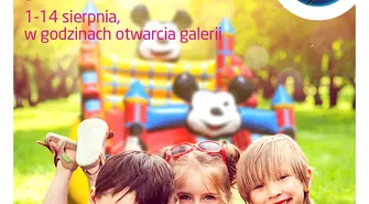 Wielki dmuchany plac zabaw w Focus Mall