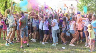 Kolorowe szaleństwo w Piotrkowie