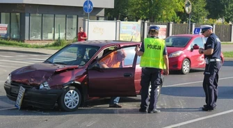 Wypadek w al. Piłsudskiego w Piotrkowie