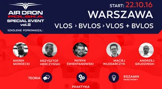 Wyjątkowe szkolenie uavo vlos / bvlos. Licencja na drona w Warszawie
