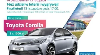 Wygraj toyotę corollę w Loterii Urodzinowej Focus Mall!