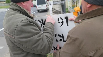 Protest rolników na DK nr 91. Znowu...