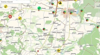 Komendant zachęcał do korzystania z Mapy Zagrożeń 