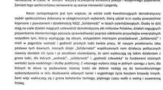 Piotrkowska &#8222;Solidarność&#8221; krytykuje opozycję