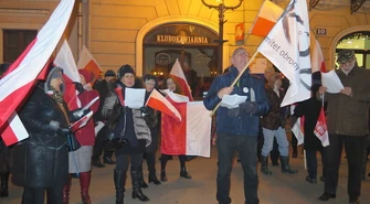 Kolejna demonstracja przed biurem PiS