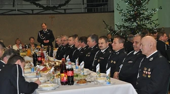 Strażacy dzielili się opłatkiem