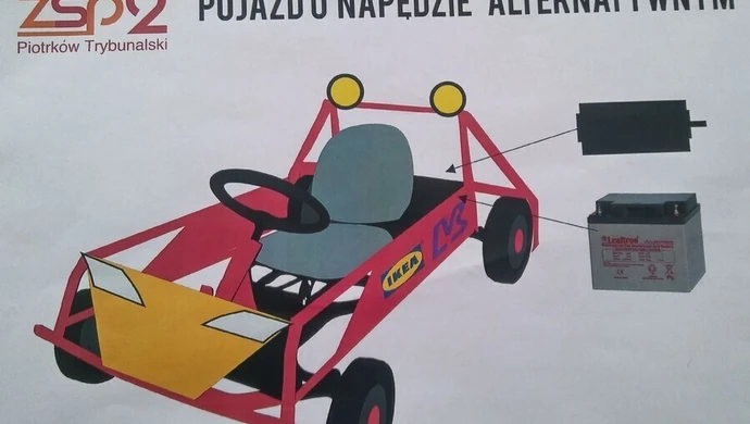 Uczniowie z Piotrkowa konstruują samochód elektryczny