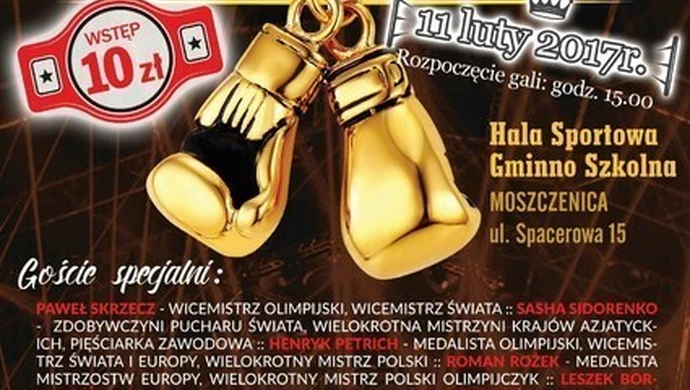 Tym razem skrzyżują rękawice w Moszczenicy