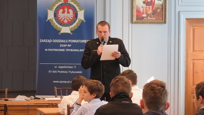 Ogólnopolski Turniej Wiedzy Pożarniczej. Miejskie eliminacje w Piotrkowie