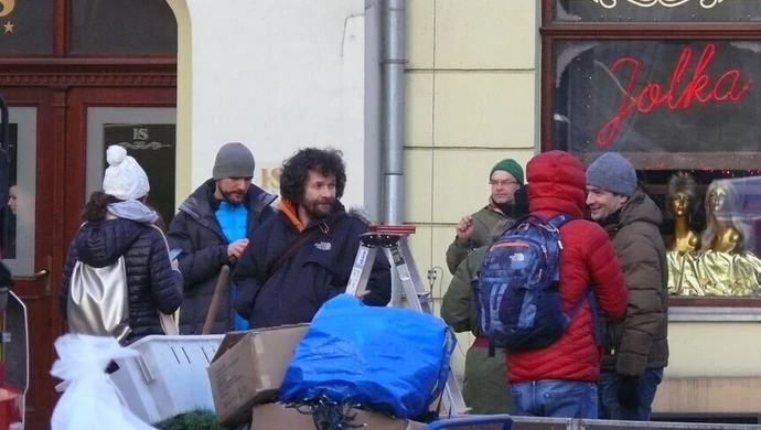 Filmowcy od rana pracują na Rynku Trybunalskim